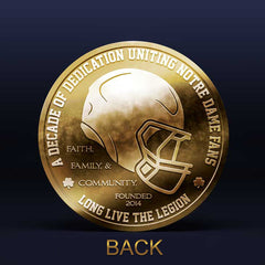 LE Gold 10th Anniversary Coin - 201 / 300 - Two Sided