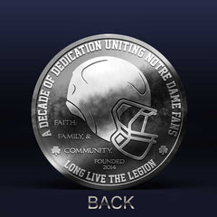 LE Silver 10th Anniversary Coin - Two Sided