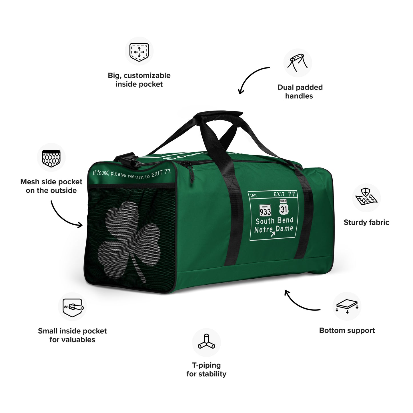 Duffle Bag (Shamrock)