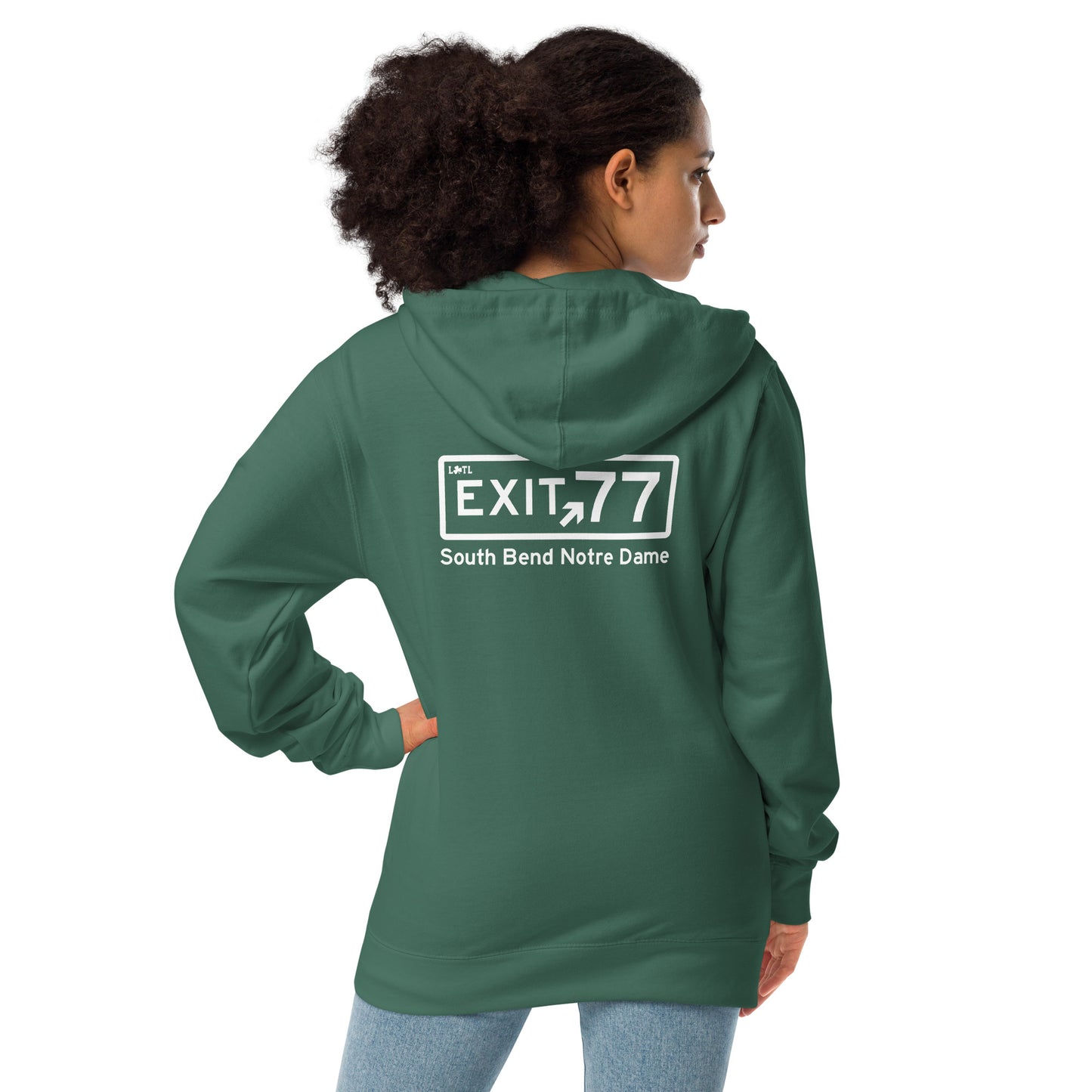 Fleece Zip Up Hoodie