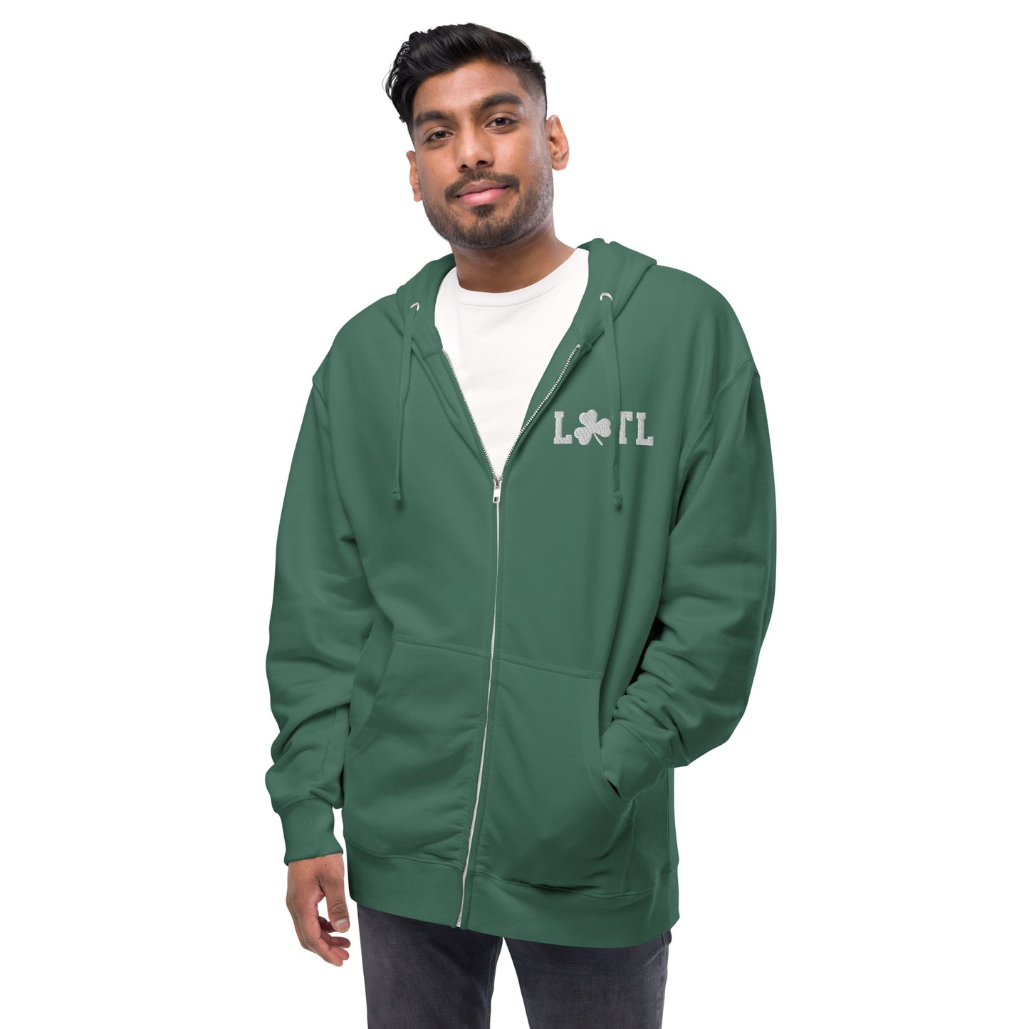 Fleece Zip Up Hoodie